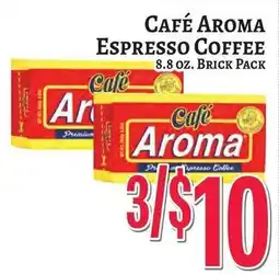 Trade Fair Supermarket Cafe Aroma espresso coffee offer