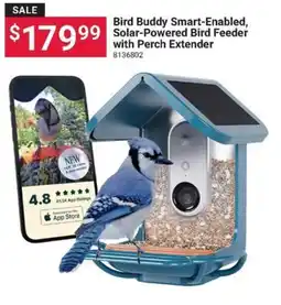 Ace Hardware Bird Buddy Smart-Enabled, Solar-Powered Bird Feeder with Perch Extender offer