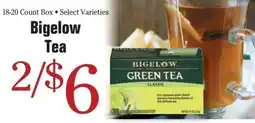 Morton Williams Bigelow green tea offer