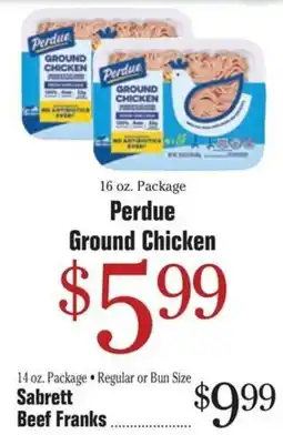 Morton Williams Perdue Ground Chicken offer