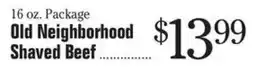 Morton Williams Old Neighborhood Shaved Beef offer