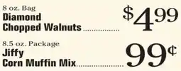 Morton Williams Diamond chopped walnuts offer