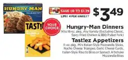 ShopRite Hungry-Man Dinners offer