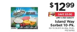 ShopRite Island Way Sorbet offer