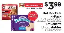 ShopRite Smucker's Uncrustables offer