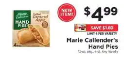 ShopRite Marie Callender's Hand Pies offer