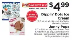 ShopRite Dippin' Dots Ice Cream offer