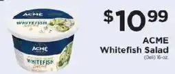 ShopRite Acme Whitefish Salad offer