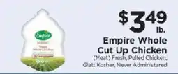 ShopRite Empire whole cut up chicken offer