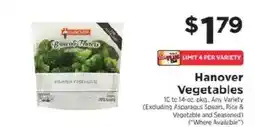 ShopRite Hanover Vegetables offer
