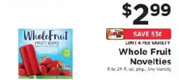 ShopRite Whole Fruit Novelties offer
