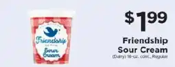 ShopRite Friendship sour cream offer