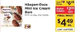 ShopRite Häagen-Dazs mini ice cream bars offer