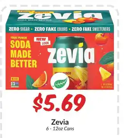 Woodman's Zevia fruit punch soda offer