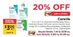 ShopRite CeraVe assorted varieties offer