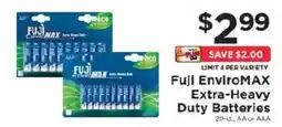 ShopRite Fuji EnviroMAX Extra-Heavy Duty Batteries offer