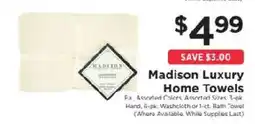 ShopRite Madison Luxury Home Towels offer