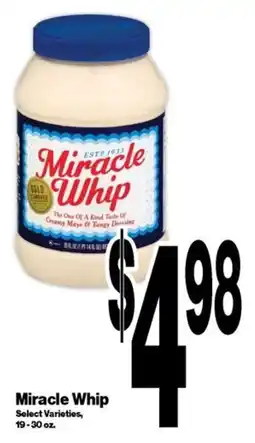 Super Saver Miracle Whip offer