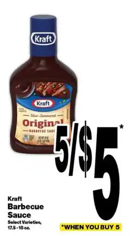 Super Saver Kraft Barbecue Sauce offer