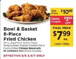 ShopRite Bowl & Basket 8-Piece Fried Chicken offer