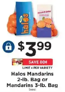 ShopRite Halos Mandarins offer