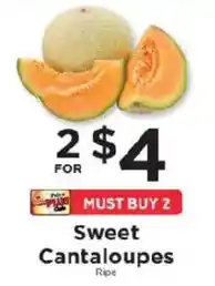 ShopRite Sweet Cantaloupes offer