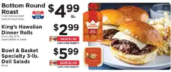 ShopRite King's Hawaiian Dinner Rolls offer