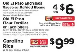 ShopRite Old El Paso Enchilada Sauce or Refried Beans offer