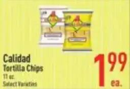 Strack & Van Til Calidad tortilla chips offer