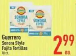 Strack & Van Til Guerrero Sonora Style Fajita Tortillas offer