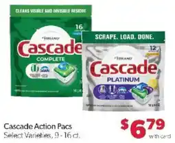 Family Fare Cascade Action Pacs offer
