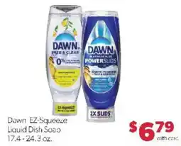 Family Fare Dawn ez-squeeze liquid dish soap offer