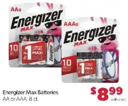 Family Fare Energizer Max Batteries offer