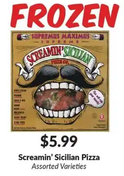Woodman's Screamin' Sicilian Pizza offer