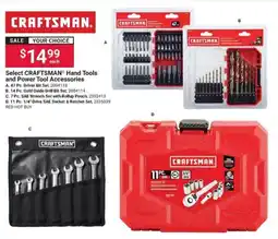 Ace Hardware Craftsman hand tools and power tool accessories offer