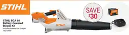 Ace Hardware Stihl bga 60 battery-powered blower kit offer