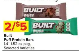 Shop 'n Save Built Puff Protein Bars offer