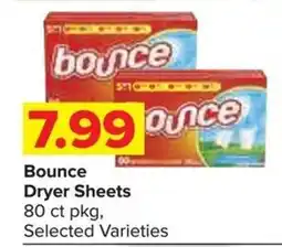 Shop 'n Save Bounce Dryer Sheets offer