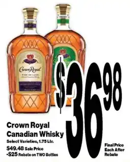 Super Saver Crown Royal Canadian Whisky offer