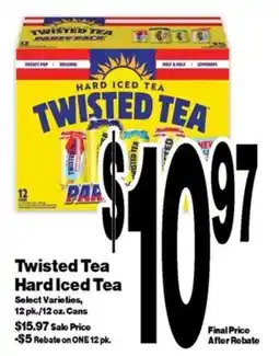 Super Saver Twisted Tea Hard Iced Tea offer