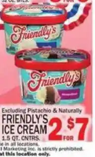 C Town Friendly's ice cream offer