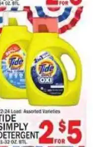 C Town Tide Simply Detergent offer