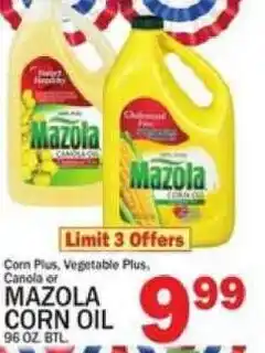 C Town Mazola Corn Oil offer