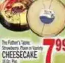 C Town The Father's Table cheesecake offer