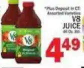 C Town V8 juice offer