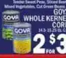 C Town Goya whole kernel corn offer