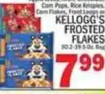 C Town Kellogg's frosted flakes offer