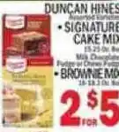 C Town Duncan Hines signature cake mix offer