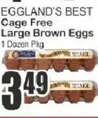 Food Universe Eggland's best cage free large brown eggs offer