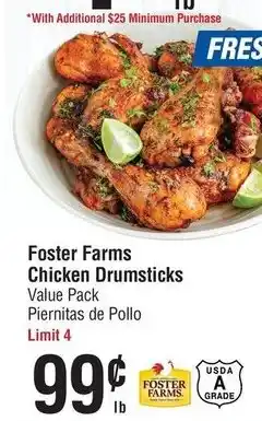 Smart & Final Foster Farms Chicken Drumsticks offer